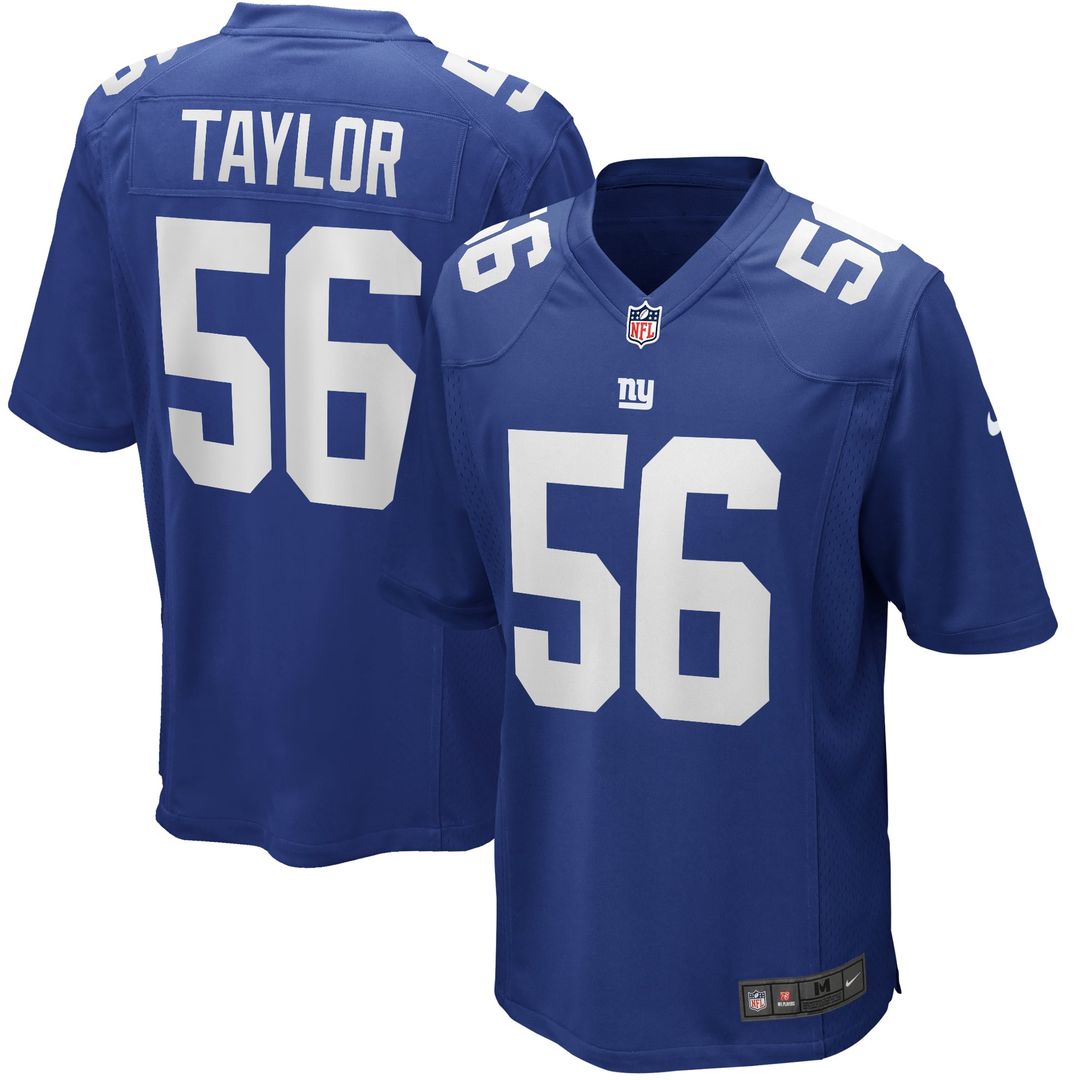 New York Giants Lawrence Taylor Nike Royal Game Retired Player Jersey product image 1, provided for visual reference and