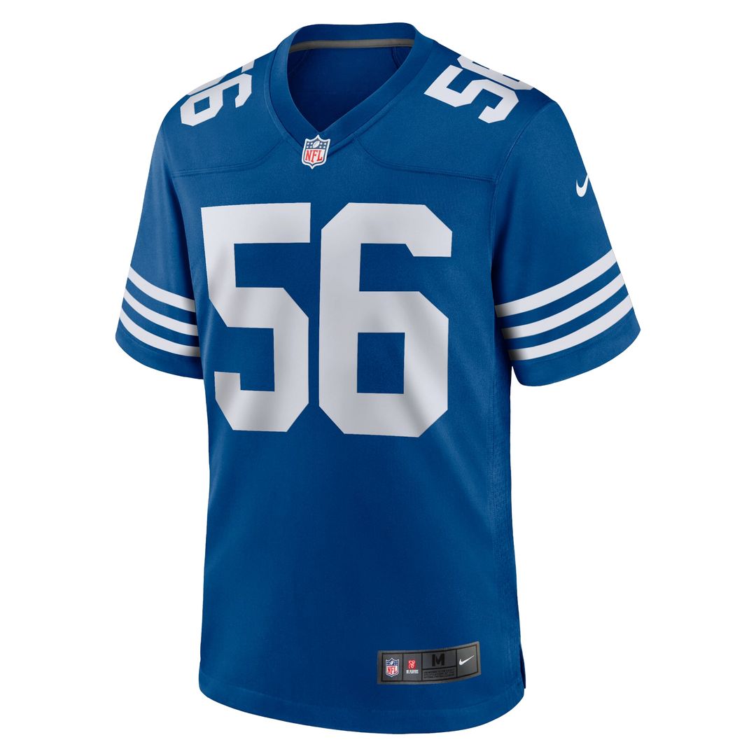Indianapolis Colts Quenton Nelson Nike Royal Alternate Game Jersey product image 8, provided for visual reference and