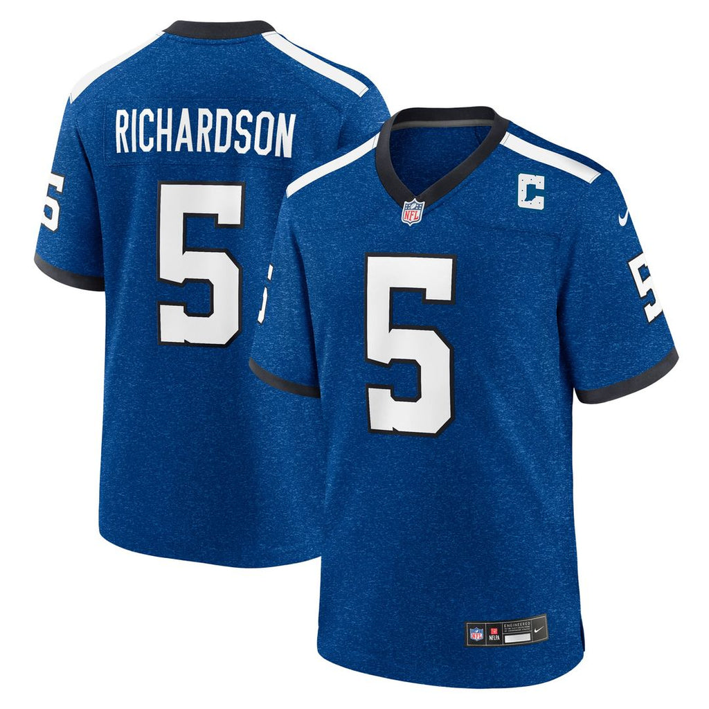 Indianapolis Colts Anthony Richardson Nike Royal Indiana Nights Alternate Game Jersey product image 1, provided for visual