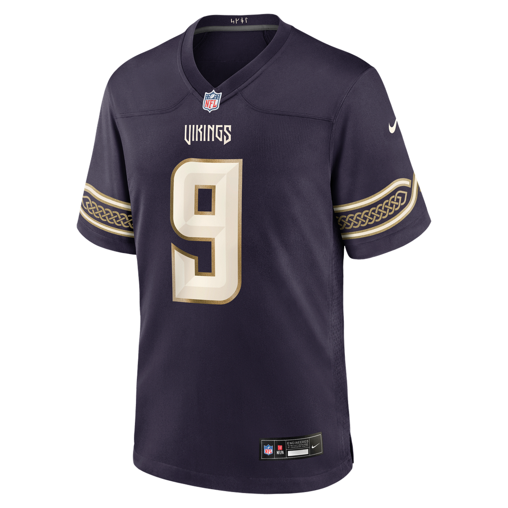 Minnesota Vikings J.J McCarthy Nike Purple 2026 Rivalries Collection Game Jersey product image 6, provided for visual