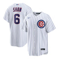 Chicago Cubs Matt Shaw Nike White Home Replica Jersey product image 1, provided for visual reference and product detail
