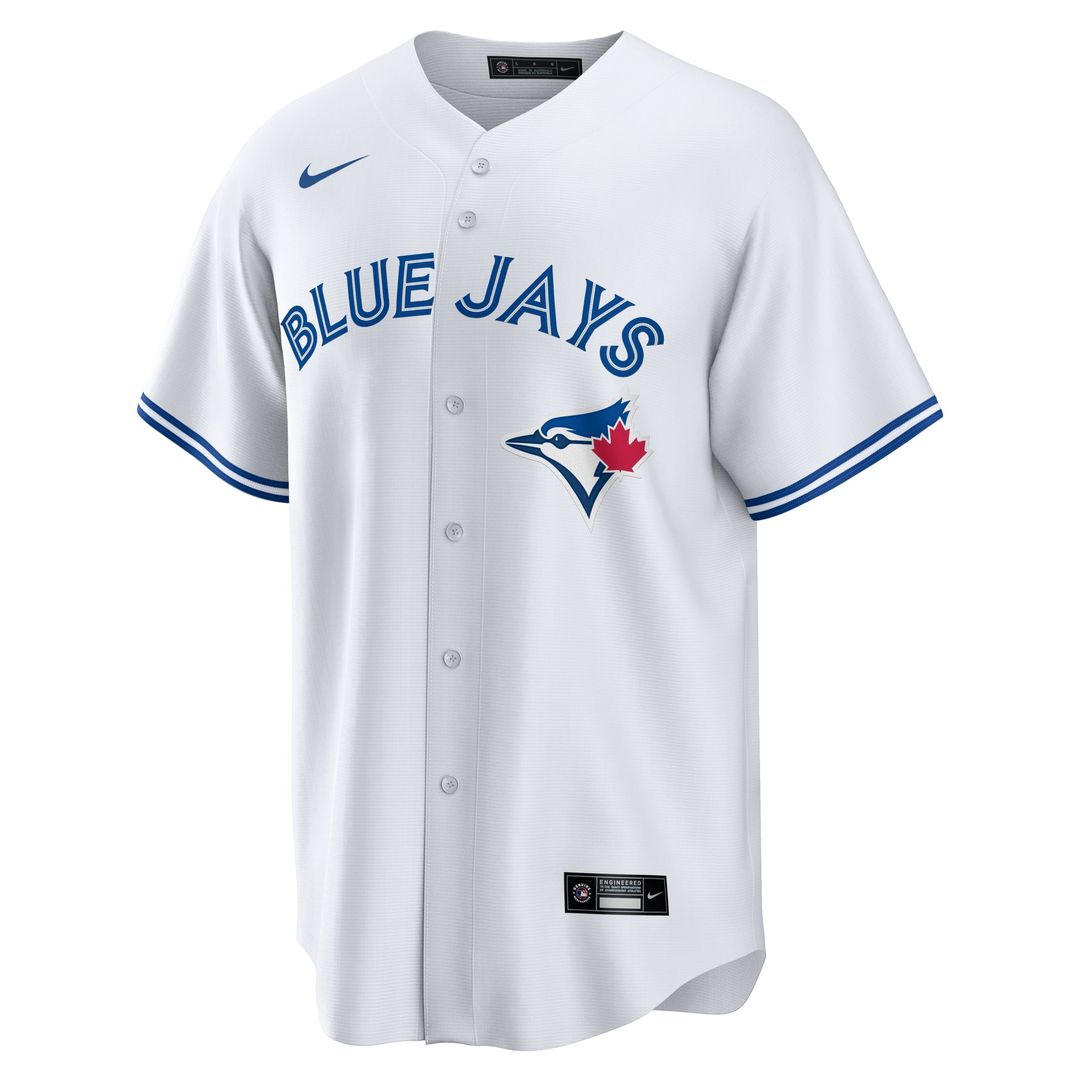 Toronto Blue Jays Andres Gimenez Nike White Home Replica Jersey product image 2, provided for visual reference and product
