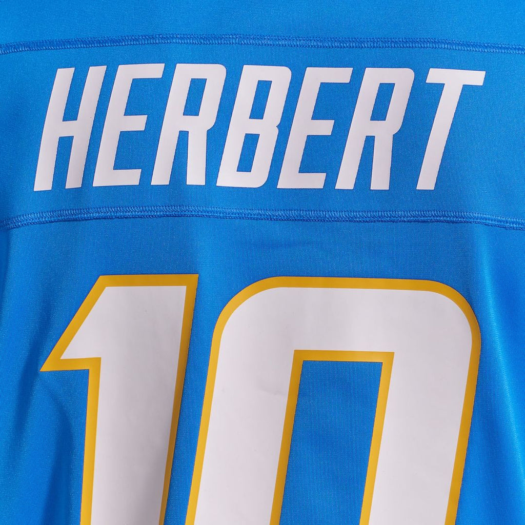 Los Angeles Chargers Justin Herbert Nike Powder Blue Player Game Jersey product image 24, provided for visual reference and