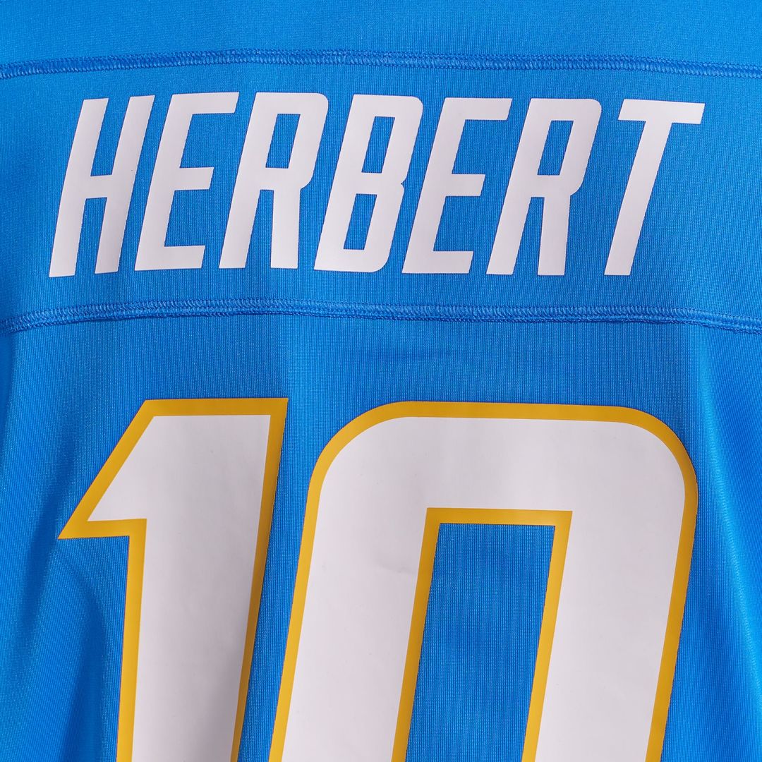 Los Angeles Chargers Justin Herbert Nike Gold Alternate Charger Power Game Player Jersey product image 30, provided for