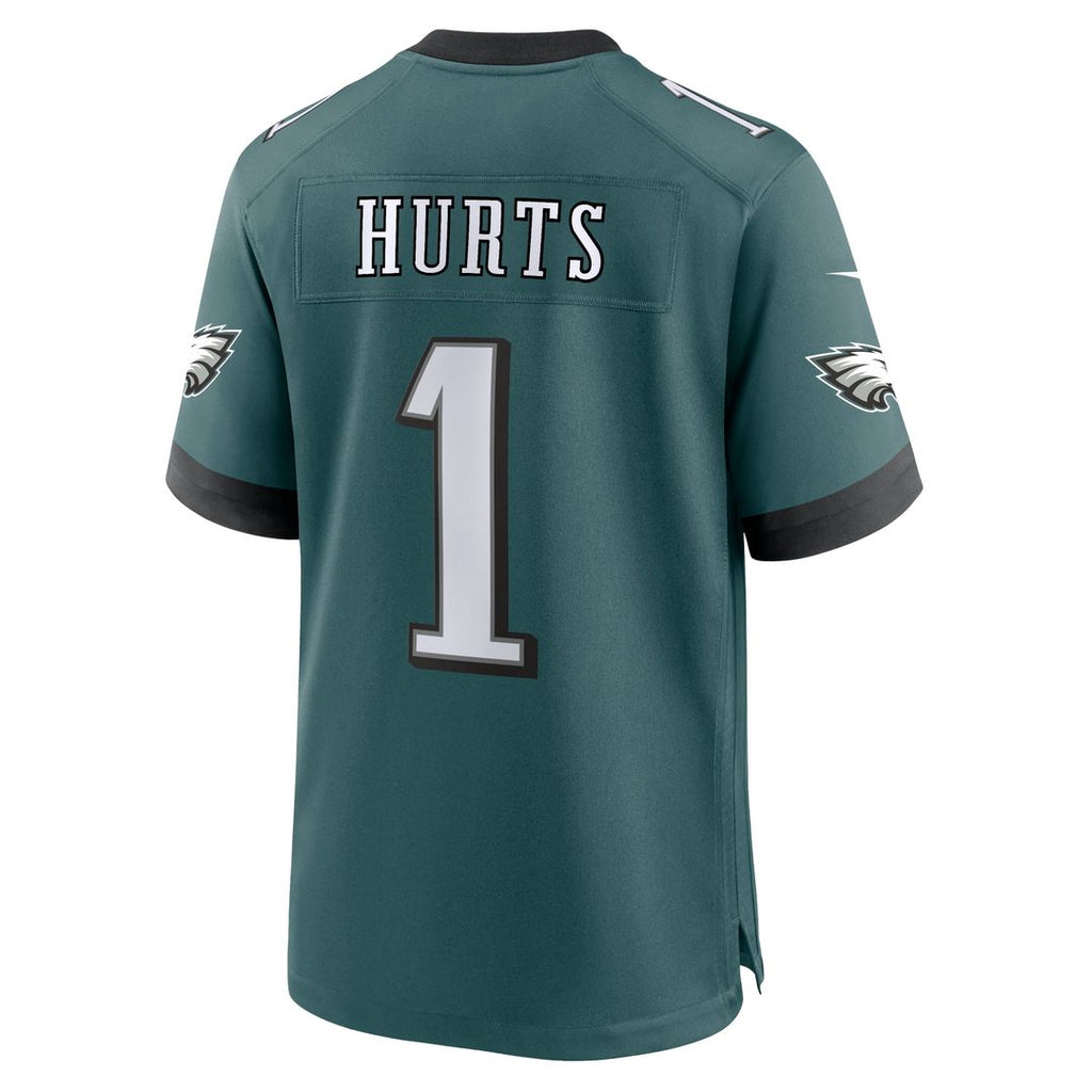 Philadelphia Eagles Jalen Hurts Nike Midnight Green Team Game Jersey product image 3, provided for visual reference and