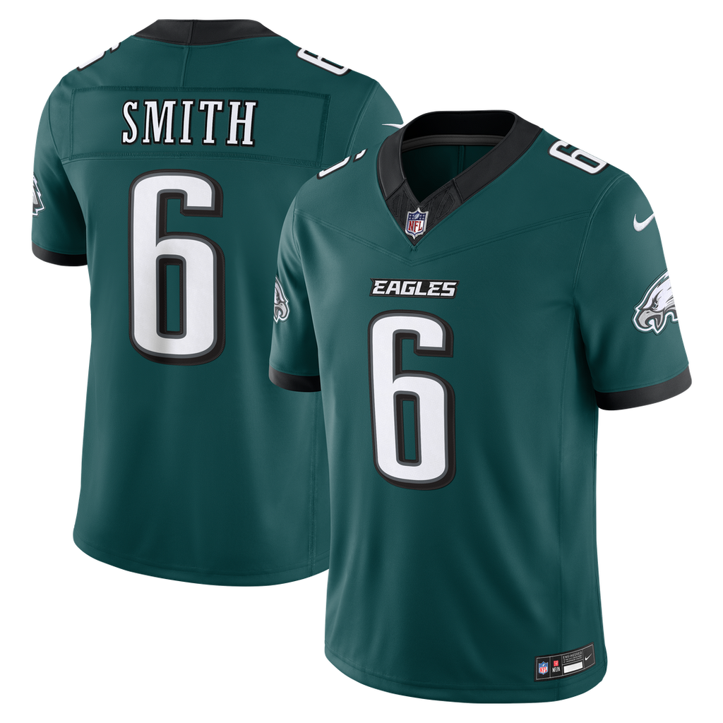 Philadelphia Eagles DeVonta Smith Nike Black Alternate Vapor F.U.S.E. Stitched Limited Jersey product image 7, provided for