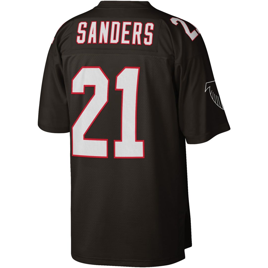 Atlanta Falcons Deion Sanders Mitchell & Ness Red Legacy Replica Jersey product image 12, provided for visual reference and