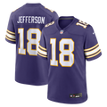 Minnesota Vikings Justin Jefferson Nike Purple Classic Player Game Jersey product image 1, provided for visual reference and