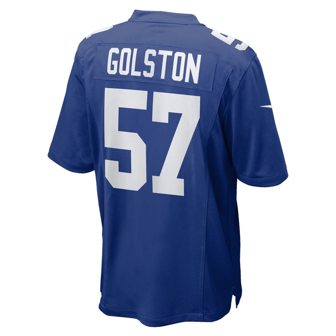 New York Giants Chauncey Golston Nike Royal Team Game Jersey product image 3, provided for visual reference and product