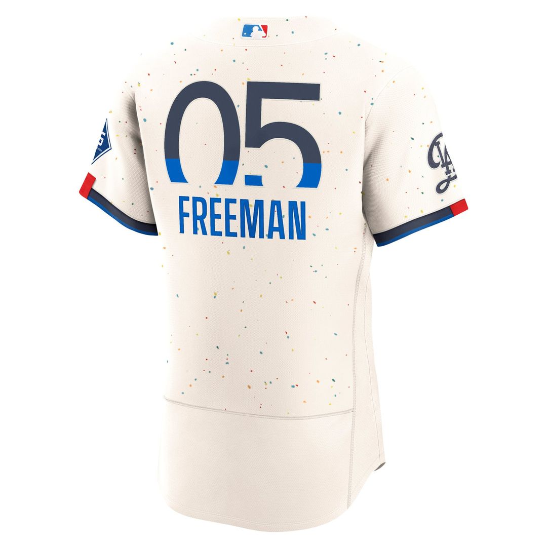 Los Angeles Dodgers Freddie Freeman Nike Cream City Connect Authentic Sponsor Patch Jersey product image 3, provided for