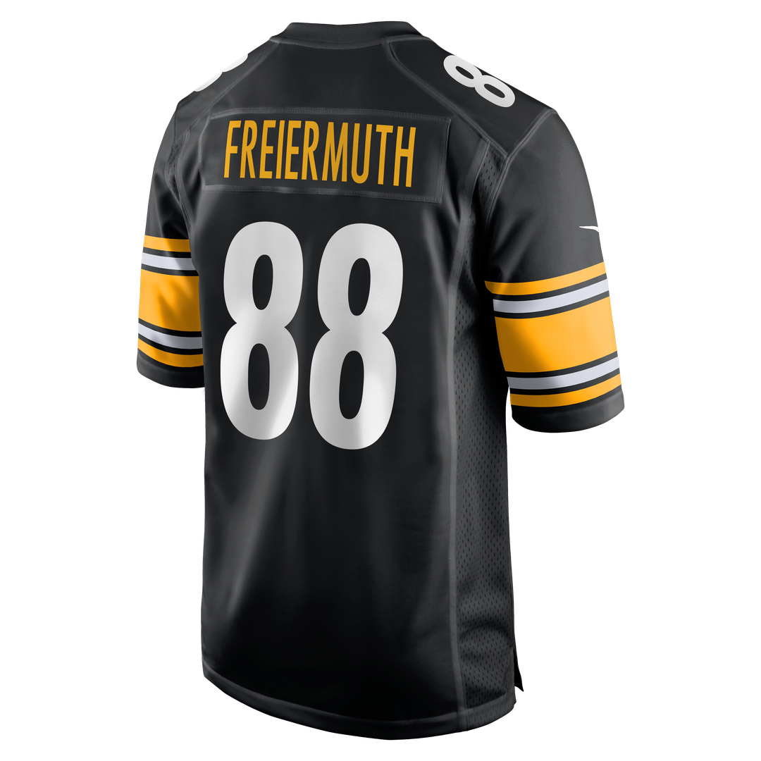 Pittsburgh Steelers Pat Freiermuth Nike Black Game Jersey product image 3, provided for visual reference and product detail