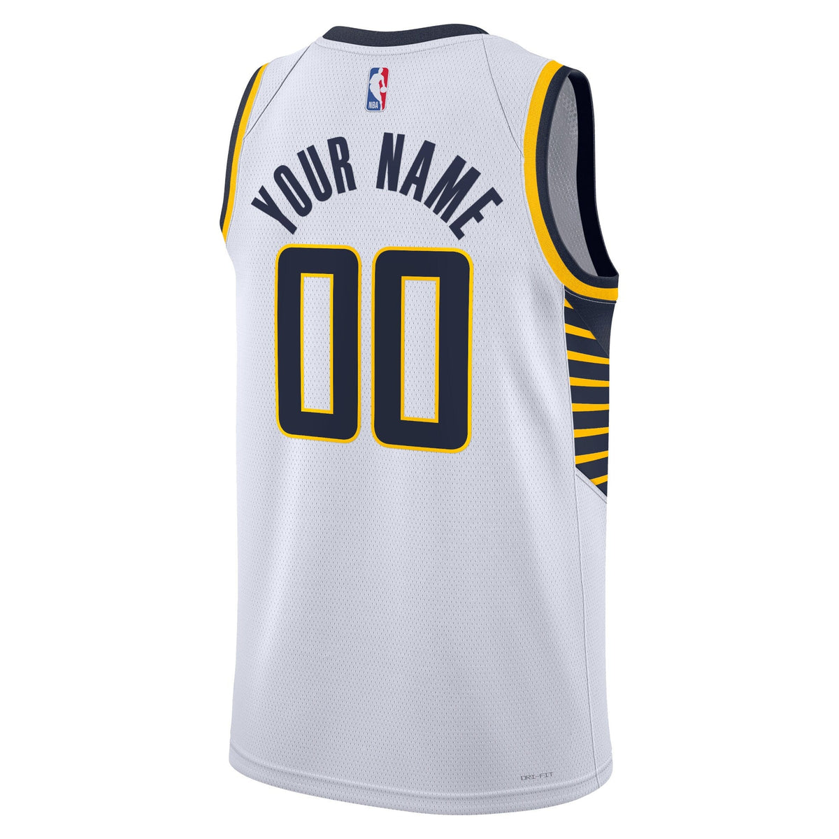 Indiana Pacers Nike Association Swingman Jersey - Custom - Unisex product image 3, provided for visual reference and product