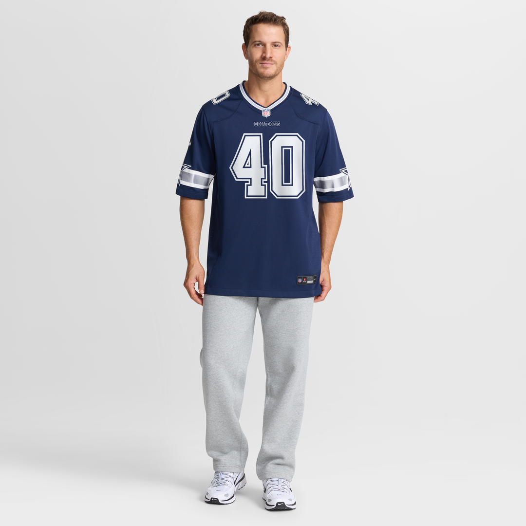 Dallas Cowboys Von Miller Nike Navy Game Jersey product image 2, provided for visual reference and product detail review