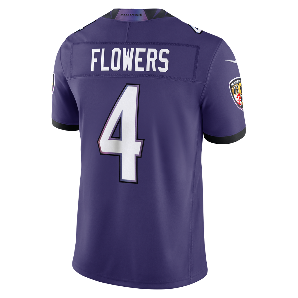 Baltimore Ravens Zay Flowers Nike Black Alternate Alternate Vapor F.U.S.E. Stitched Limited Jersey product image 9, provided