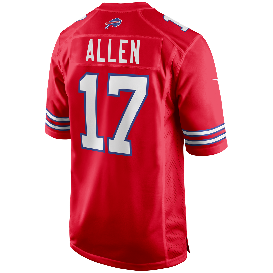 Buffalo Bills Josh Allen Nike Gray Nickel City Game Jersey product image 24, provided for visual reference and product