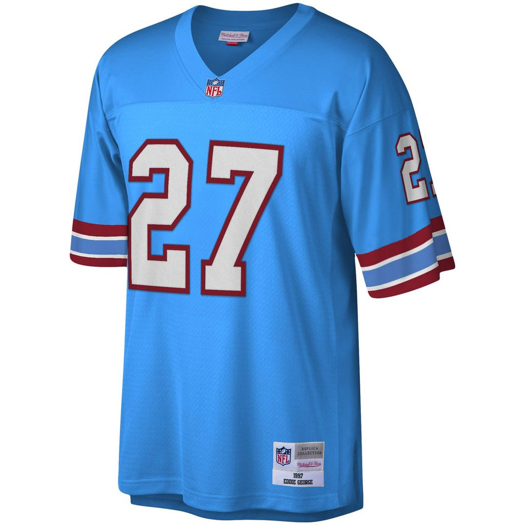 Houston Oilers Eddie George Mitchell & Ness White Legacy Replica Jersey product image 8, provided for visual reference and