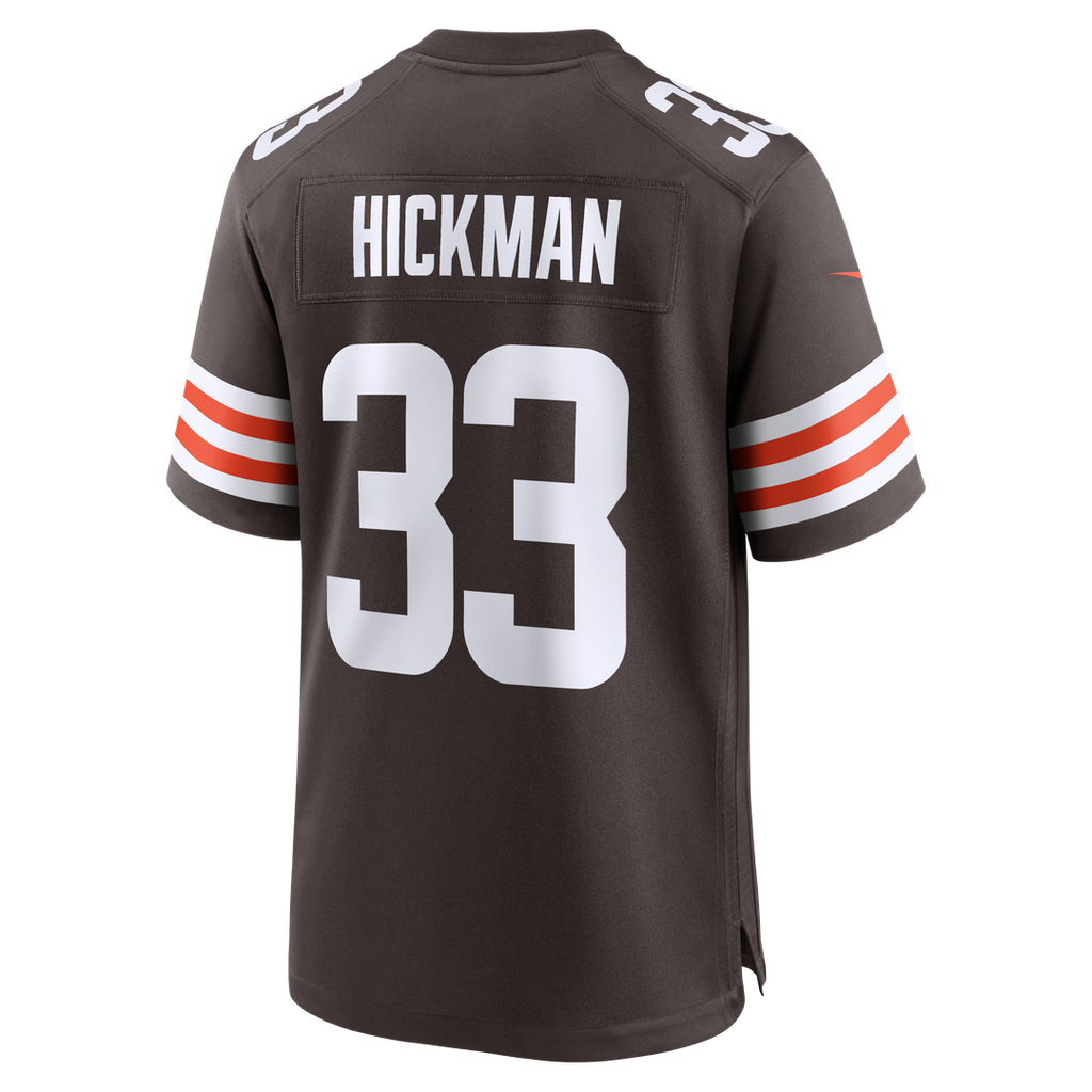 Cleveland Browns Ronnie Hickman Nike Brown Team Game Jersey product image 3, provided for visual reference and product