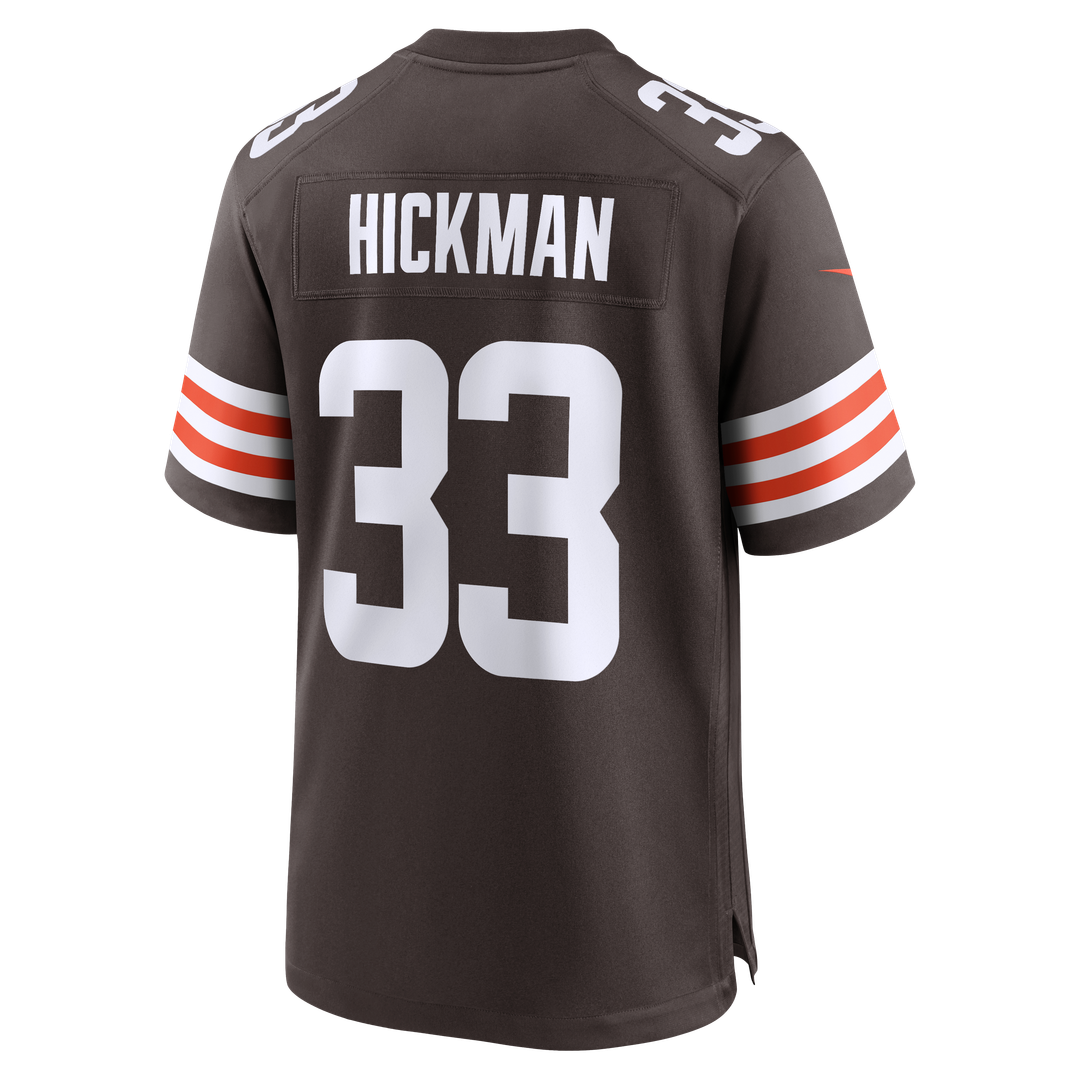 Cleveland Browns Ronnie Hickman Nike Brown Team Game Jersey product image 3, provided for visual reference and product