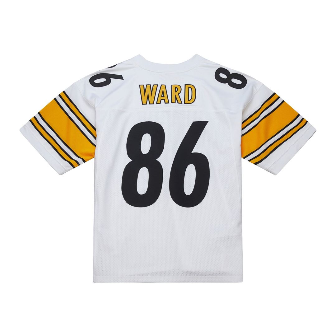 Pittsburgh Steelers Hines Ward Mitchell & Ness White 2005 Authentic Throwback Retired Player Jersey product image 3,