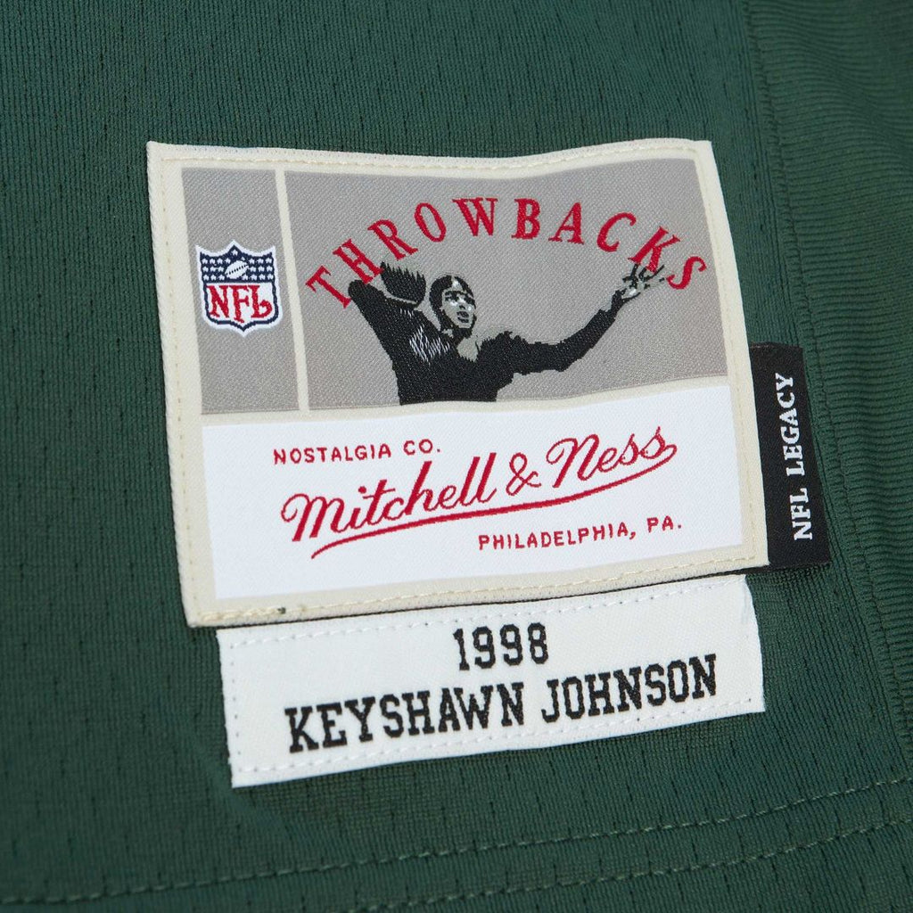 New York Jets Keyshawn Johnson Mitchell & Ness Green Legacy Replica Jersey product image 4, provided for visual reference