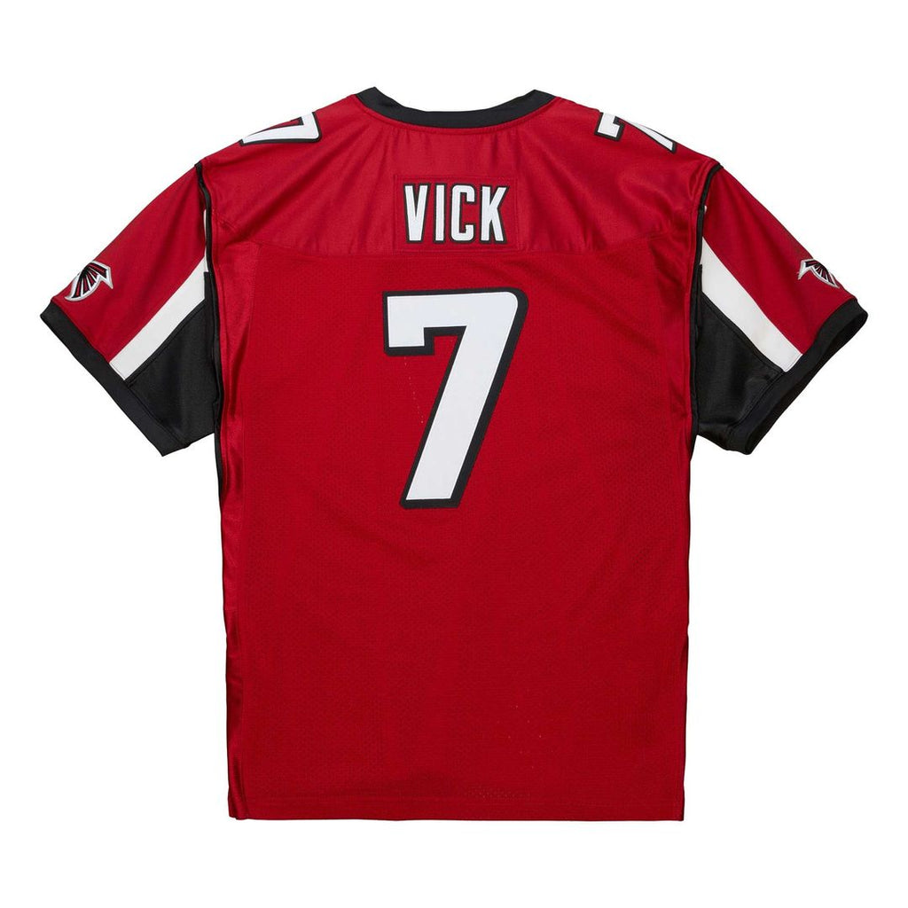 Atlanta Falcons 2003 Michael Vick Mitchell & Ness Red Authentic Throwback Retired Player Jersey product image 3, provided