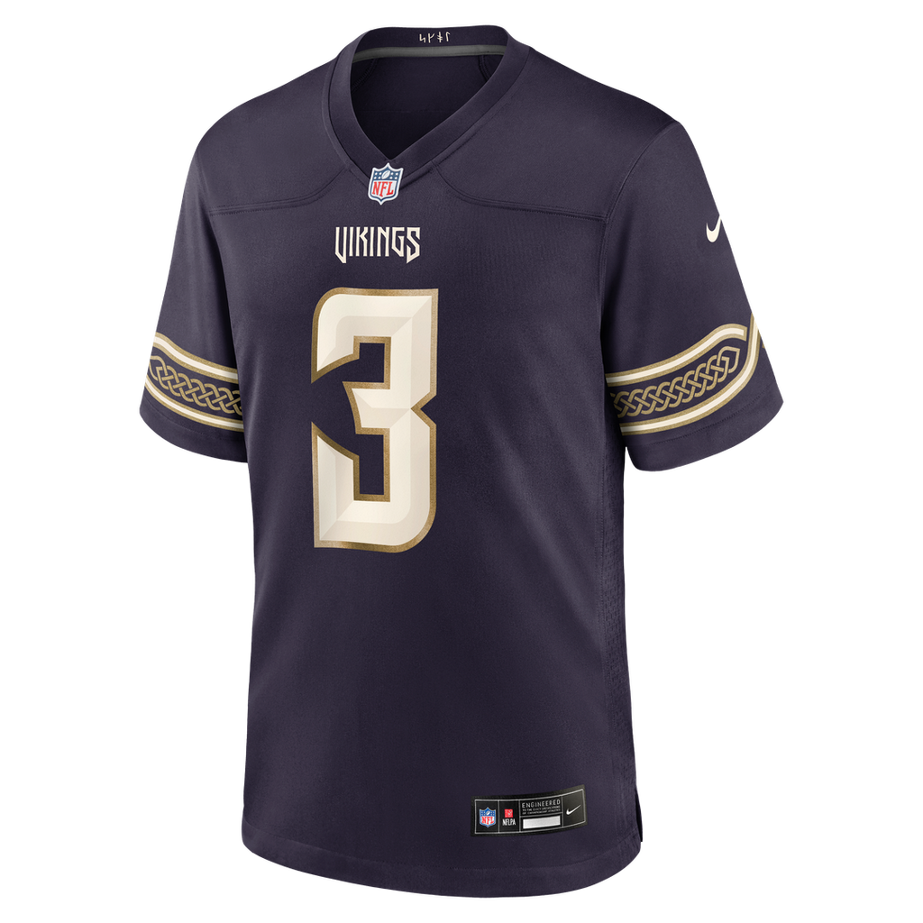 Minnesota Vikings Jordan Addison Nike Purple 2026 Rivalries Collection Game Jersey product image 2, provided for visual