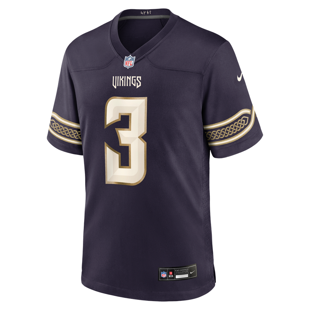 Minnesota Vikings Jordan Addison Nike Purple 2026 Rivalries Collection Game Jersey product image 2, provided for visual