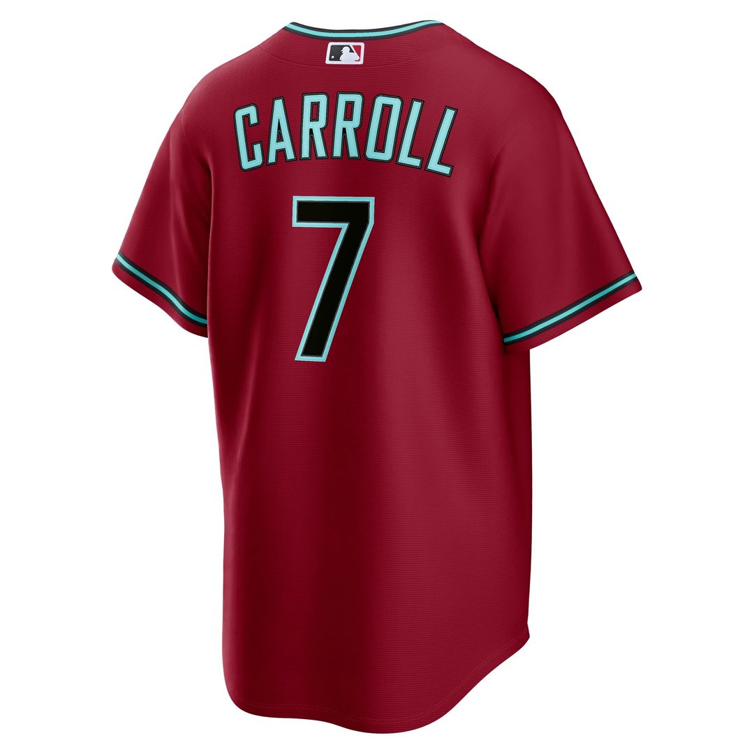 Arizona Diamondbacks Corbin Carroll Nike Black Alternate Replica Jersey product image 46, provided for visual reference and