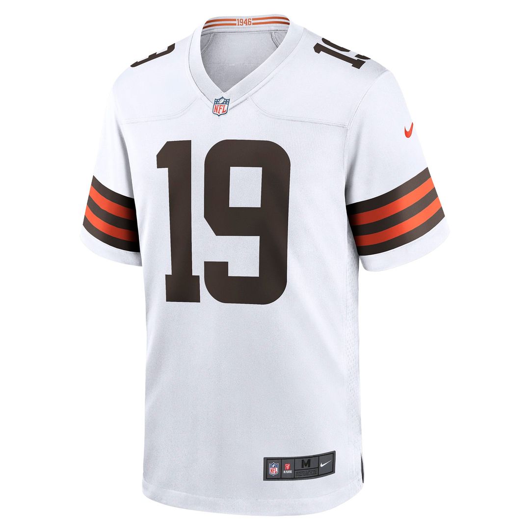 Cleveland Browns Bernie Kosar Nike White Retired Player Game Jersey product image 2, provided for visual reference and