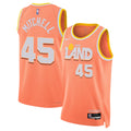 Cleveland Cavaliers Nike 2025/26 City Edition Swingman Jersey - Orange - Donovan Mitchell - Unisex product image 1, provided