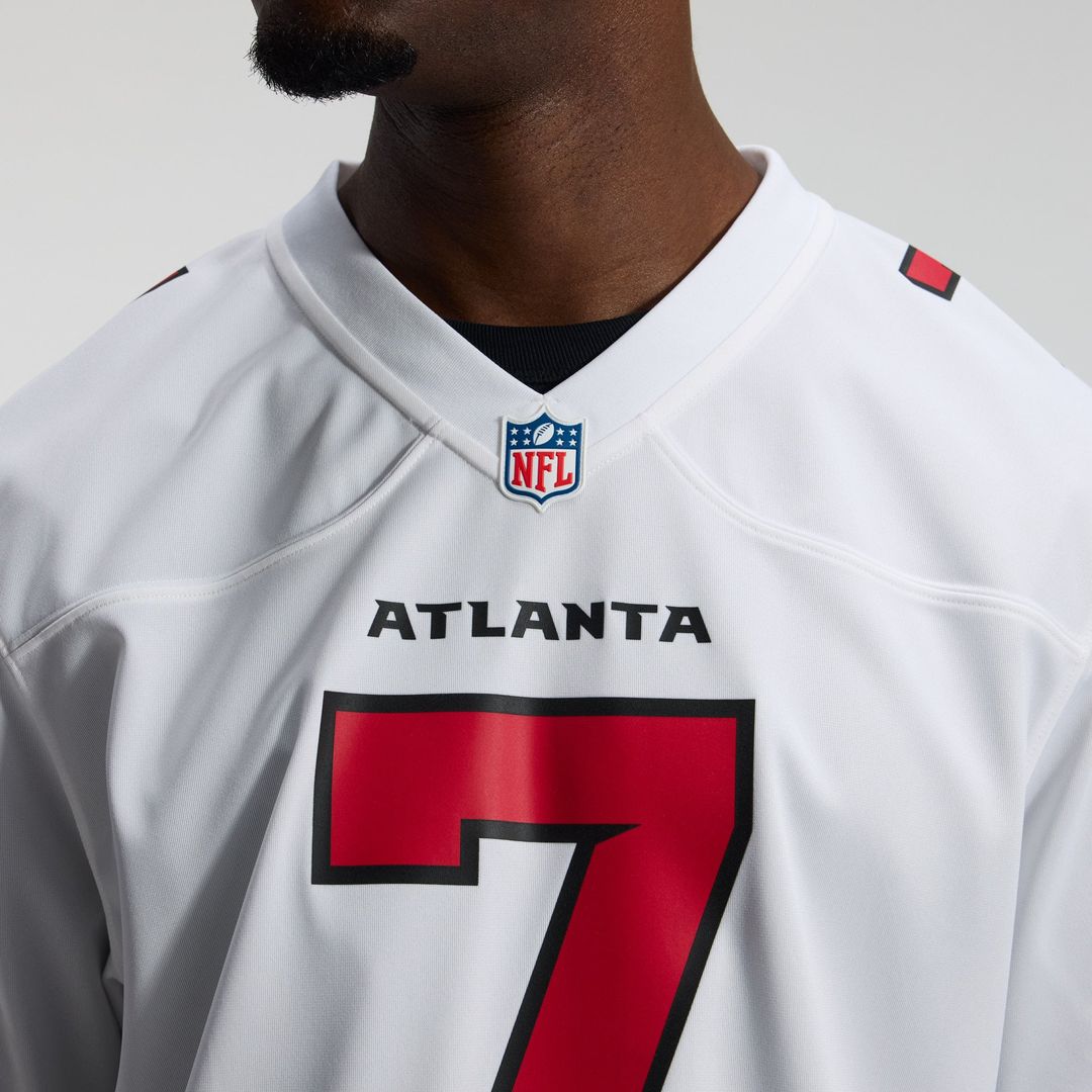Atlanta Falcons Bijan Robinson Nike White Game Jersey product image 8, provided for visual reference and product detail