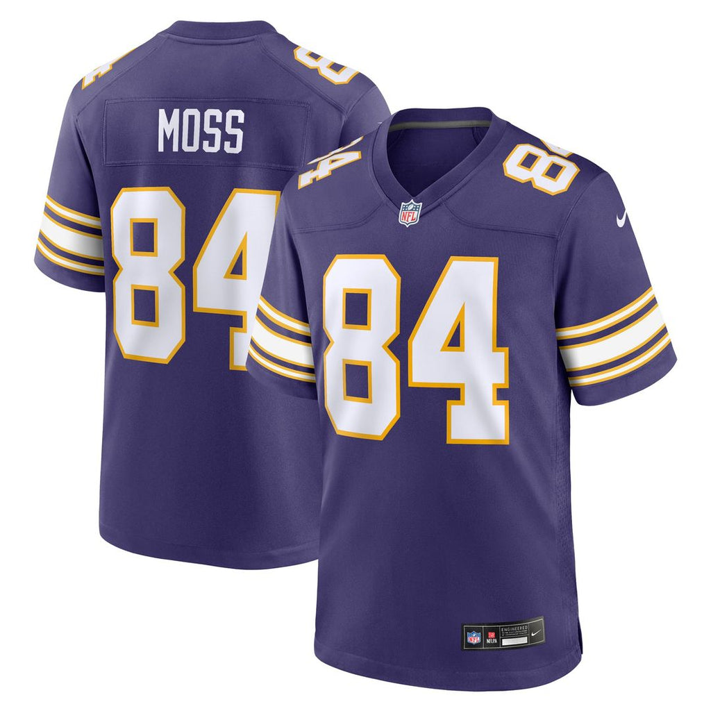 Minnesota Vikings Randy Moss Nike Purple Classic Retired Player Game Jersey product image 1, provided for visual reference