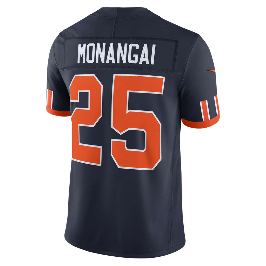 Chicago Bears Kyle Monangai Nike Navy 2026 Rivalries Collection Stitched Limited Jersey product image 3, provided for visual