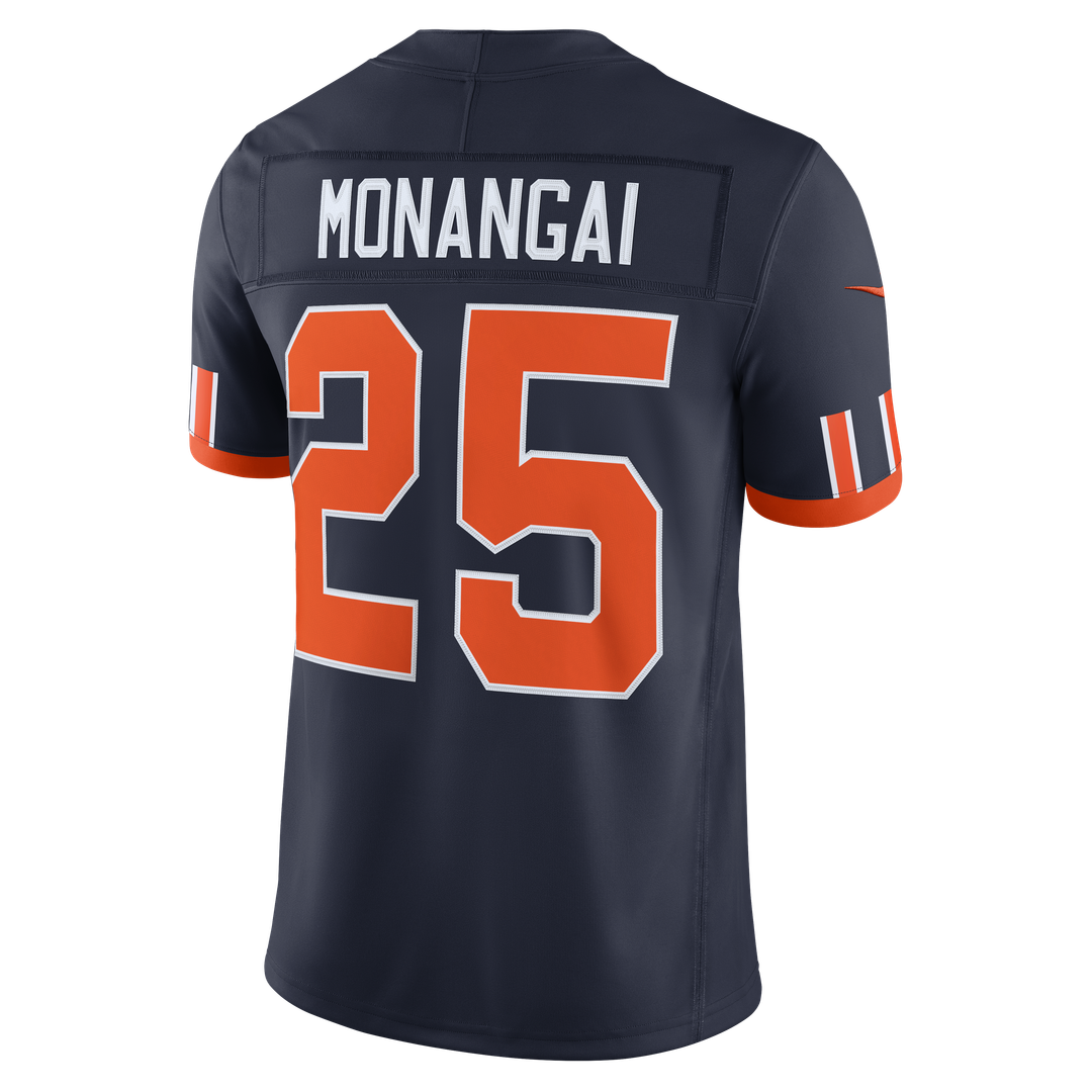 Chicago Bears Kyle Monangai Nike Navy 2026 Rivalries Collection Stitched Limited Jersey product image 3, provided for visual