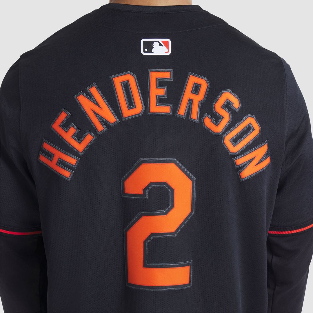 Baltimore Orioles Gunnar Henderson Nike White Home Limited Player Jersey product image 33, provided for visual reference and