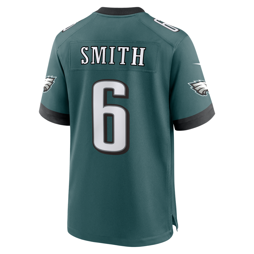 Philadelphia Eagles DeVonta Smith Nike Midnight Green Team Game Jersey product image 3, provided for visual reference and