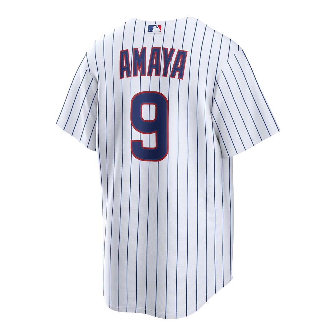 Chicago Cubs Miguel Amaya Nike White Home Replica Jersey product image 3, provided for visual reference and product detail