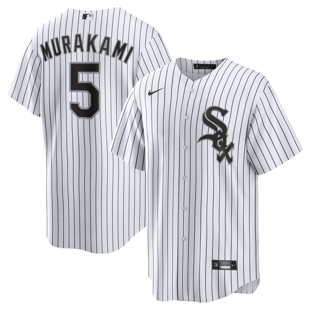 Chicago White Sox Munetaka Murakami Nike White Home Replica Jersey product image 1, provided for visual reference and