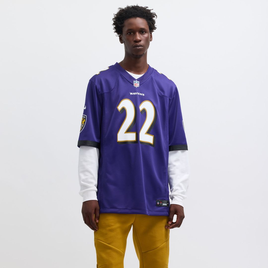 Baltimore Ravens Derrick Henry Nike Purple Game Player Jersey product image 4, provided for visual reference and product
