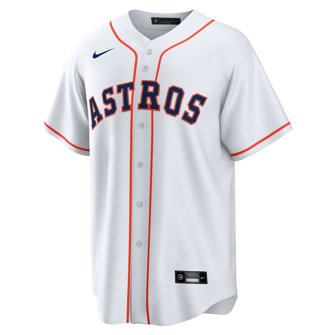 Houston Astros Carlos Correa Nike White Home Replica Jersey product image 2, provided for visual reference and product
