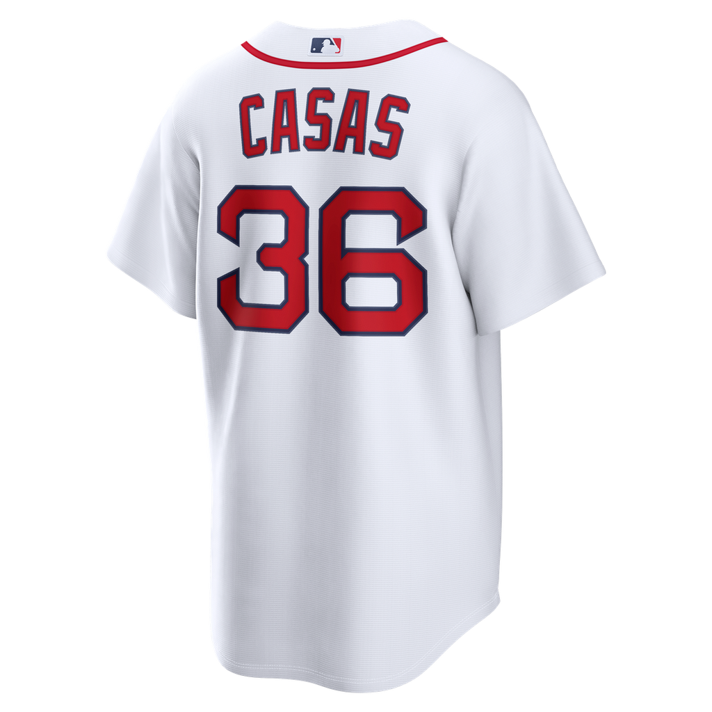 Boston Red Sox Triston Casas Nike White Home Replica Jersey product image 3, provided for visual reference and product