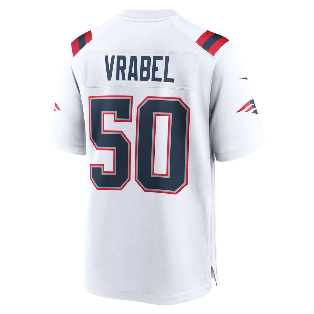 New England Patriots Mike Vrabel Nike Navy Game Retired Player Jersey product image 19, provided for visual reference and