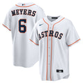 Houston Astros Jake Meyers Nike White Home Replica Jersey product image 1, provided for visual reference and product detail