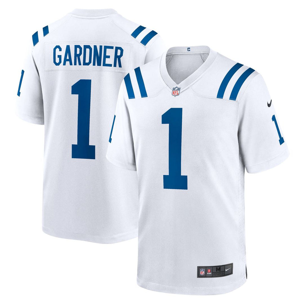 Indianapolis Colts Ahmad Sauce Gardner Nike Royal Team Game Jersey product image 17, provided for visual reference and