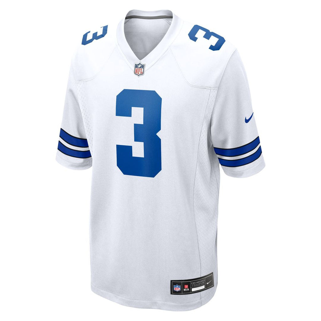 Dallas Cowboys George Pickens Nike White Game Jersey product image 5, provided for visual reference and product detail review