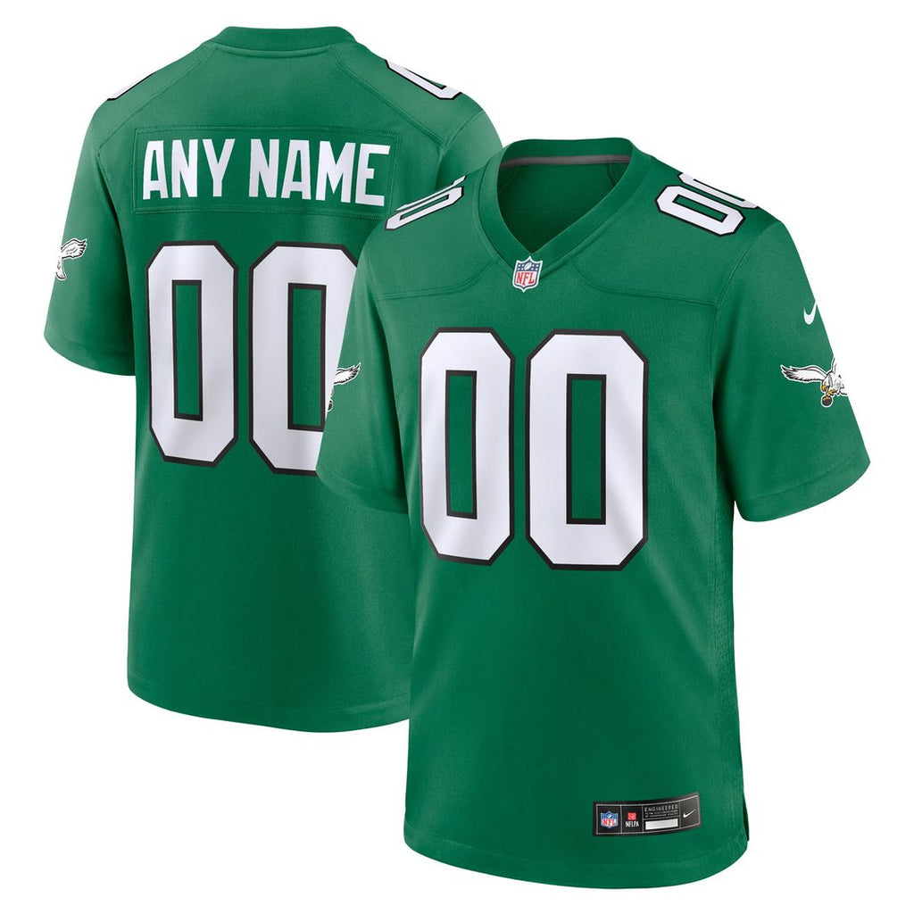 Philadelphia Eagles Nike White White Custom Game Jersey product image 10, provided for visual reference and product detail