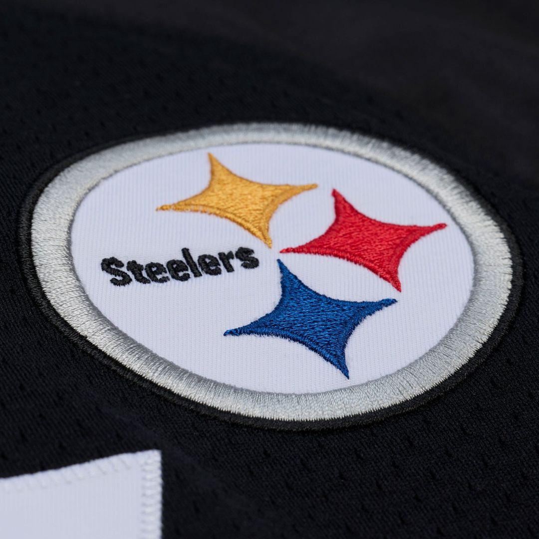 Pittsburgh Steelers Ben Roethlisberger Mitchell & Ness Black 2004 Authentic Throwback Jersey product image 5, provided for