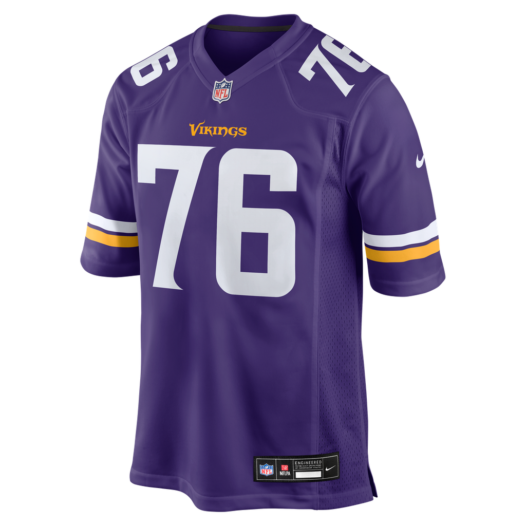 Minnesota Vikings Will Fries Nike Purple Team Game Jersey product image 2, provided for visual reference and product detail