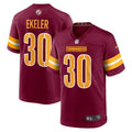 Washington Commanders Austin Ekeler Nike Burgundy Game Player Jersey product image 1, provided for visual reference and