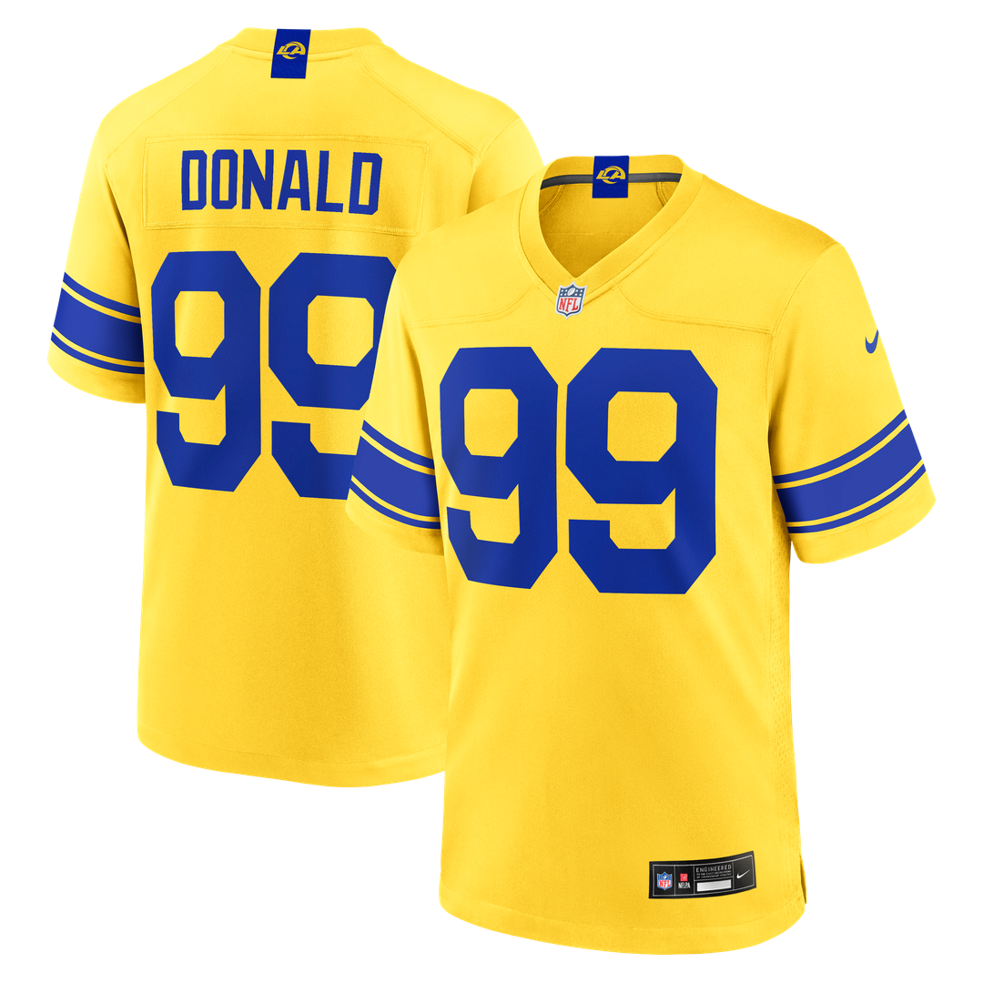 Los Angeles Rams Aaron Donald Nike White Game Jersey product image 10, provided for visual reference and product detail